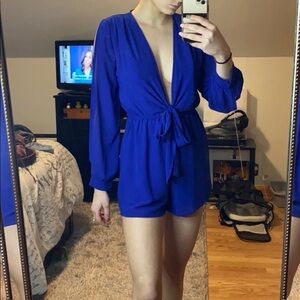 Blue romper